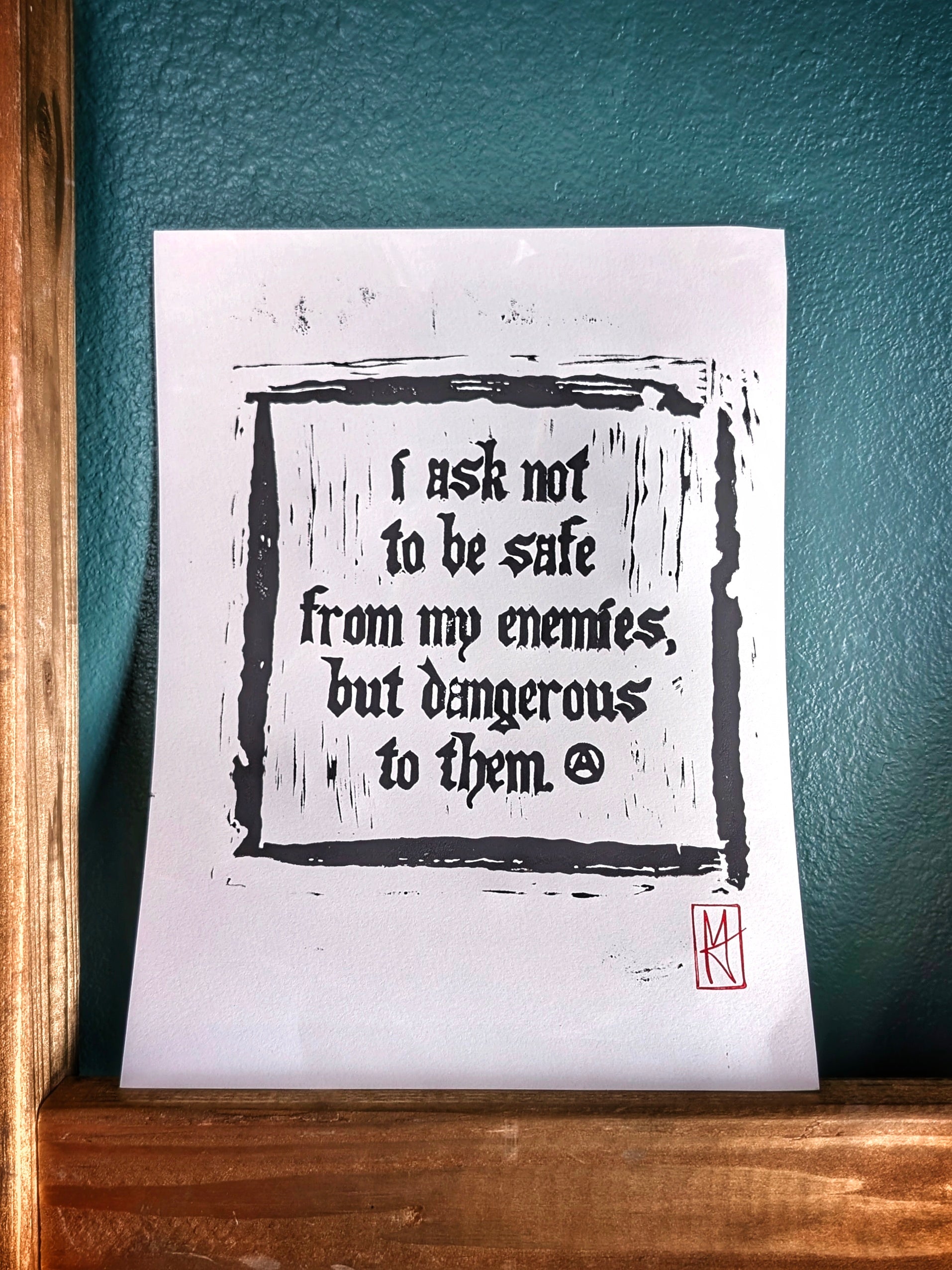 Anarchist Prayer Print